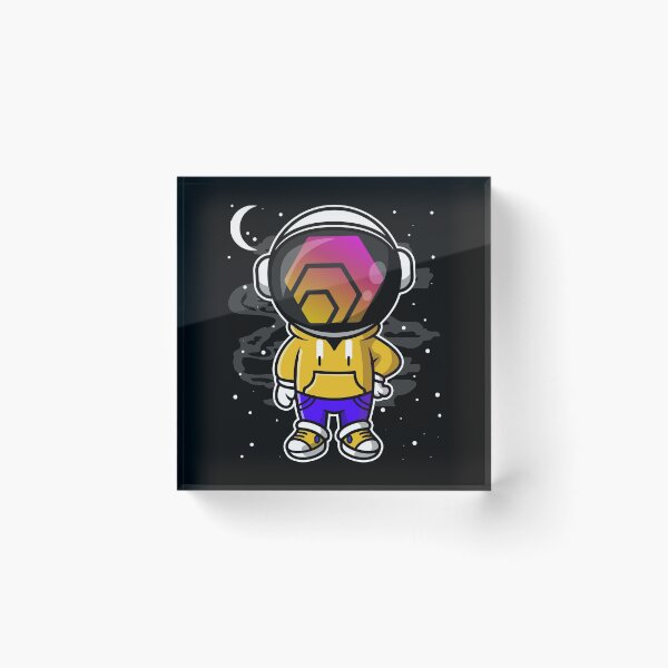 Item preview, Astronaut Hiphop HEX Coin To The Moon HEX Crypto Token Cryptocurrency Blockchain Wallet designed and sold by AriellaGross.