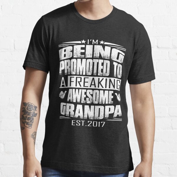 Promoted to Grandpa Shirt Black / M