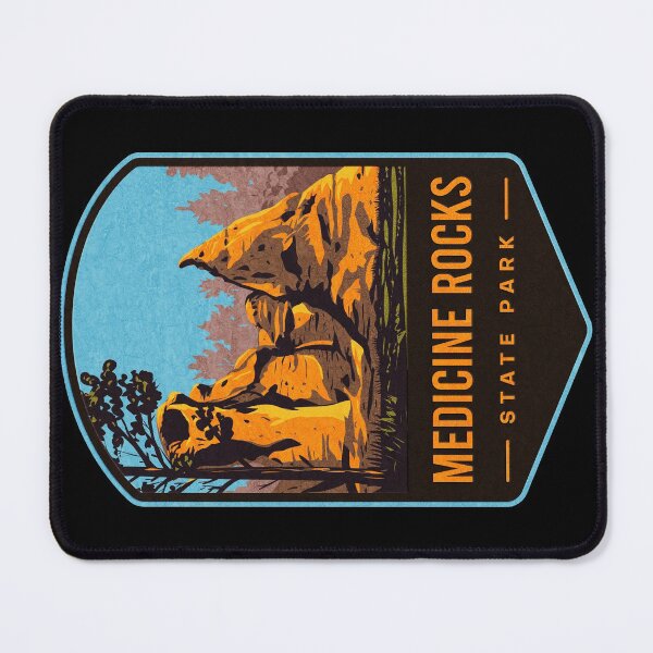 Item preview, Medicine Rocks State Park designed and sold by JordanHolmes.