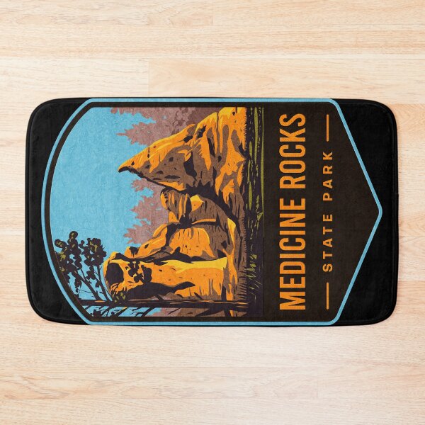 Item preview, Medicine Rocks State Park designed and sold by JordanHolmes.