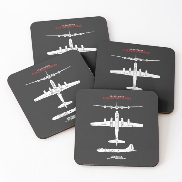 Aperçu de l'œuvre Carte d'identification du B29 de la Seconde Guerre mondiale créée et vendue par rogue-design.