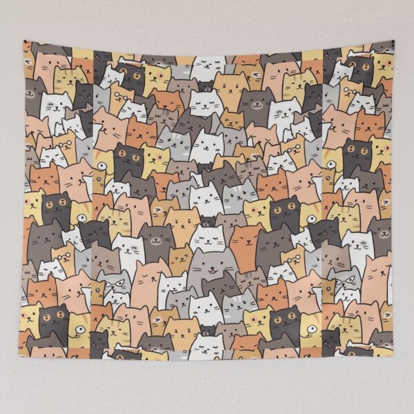 Item preview, cute cats designed and sold by Thehecticstore.