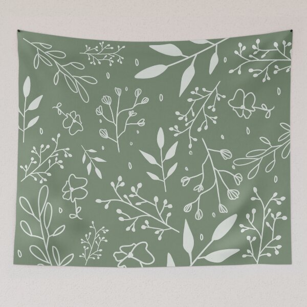 Item preview, Green Wildflowers designed and sold by KookiePalette.