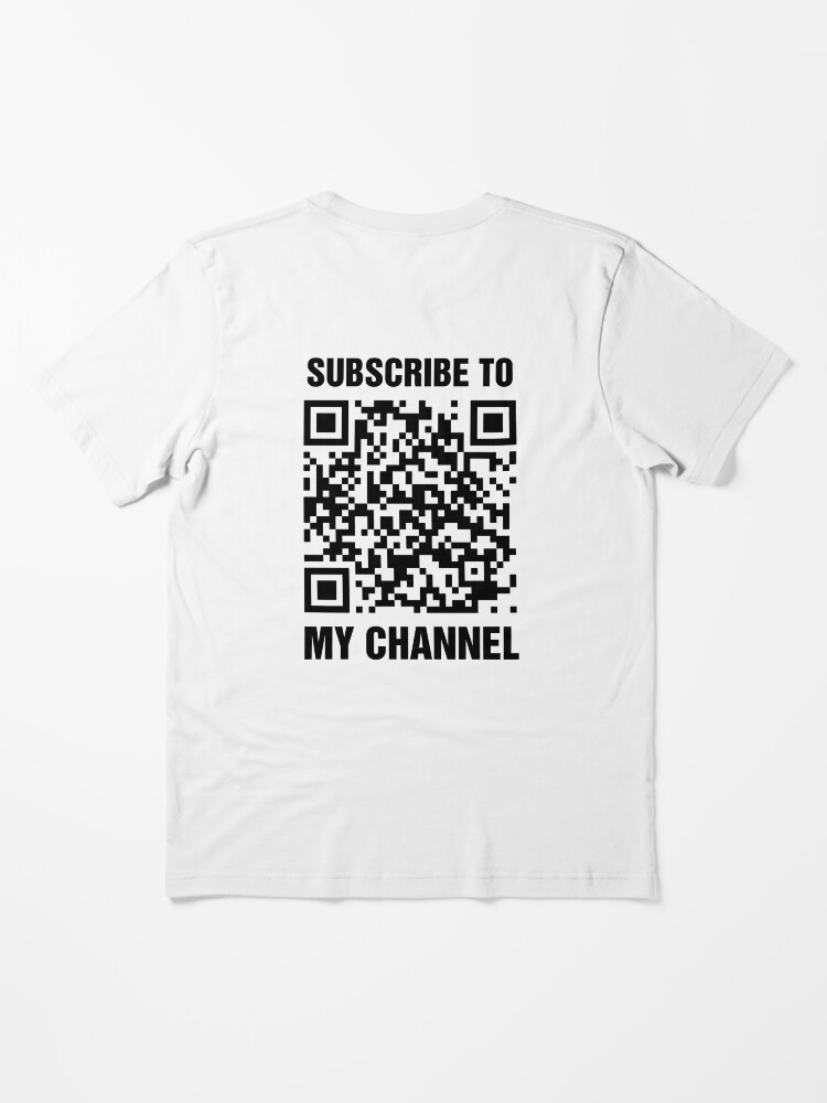 Rick Roll Link Qr Code Classic T-shirt Mens T Shirts Graphic