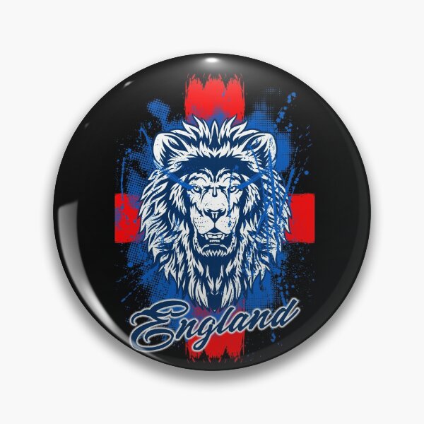 Item preview, English National Symbol, the Lion with the England flag designed and sold by Click-Like.