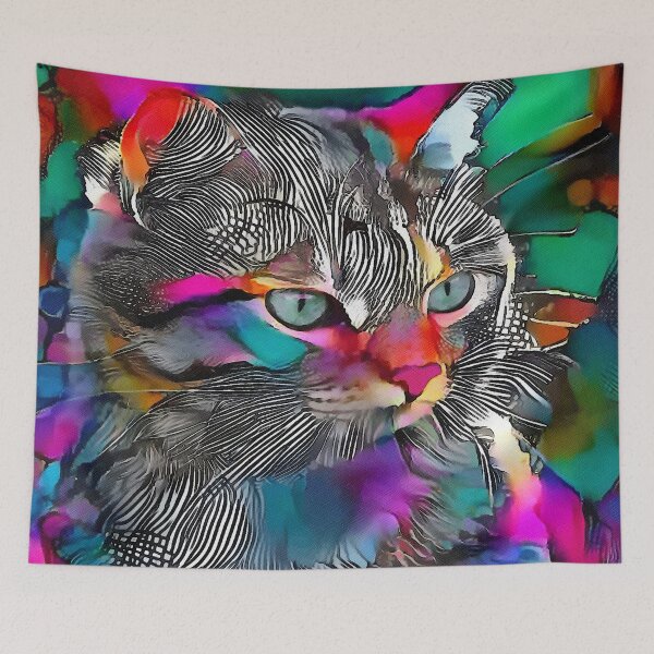 Item preview, Candylu, cat, chat, cat, kitty, lea roche paintings designed and sold by L. ROCHE.