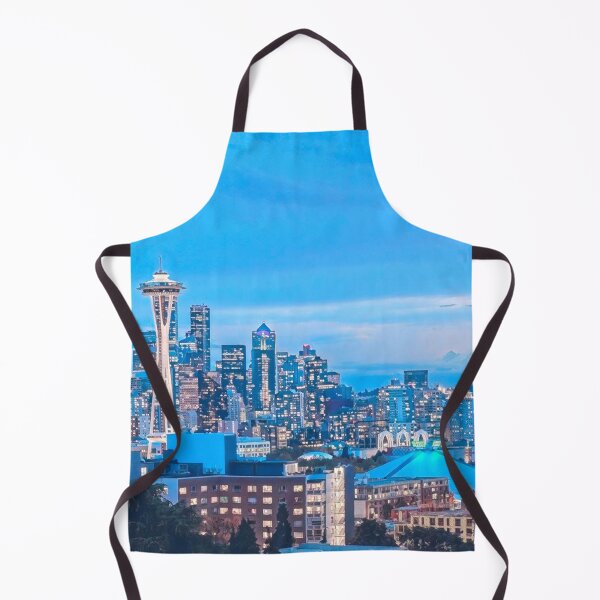 Item preview, Seattle City Skyline at Night designed and sold by Sofia-Draws.