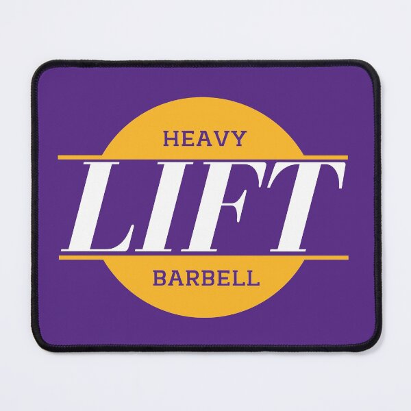 Item preview, LIFT HEAVY BARBELL LOGO designed and sold by HeavyLiftGift.