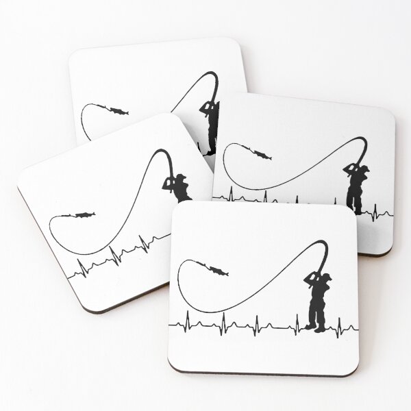 Item preview, Love Fishing Born to go fishing Forced to work Fisherman Stick Figure Holding Fish Bones I love Fishing Art Design Happy Apparel Essential Inspiration Joy Mood Funny designed and sold by DesignByHeartUK.