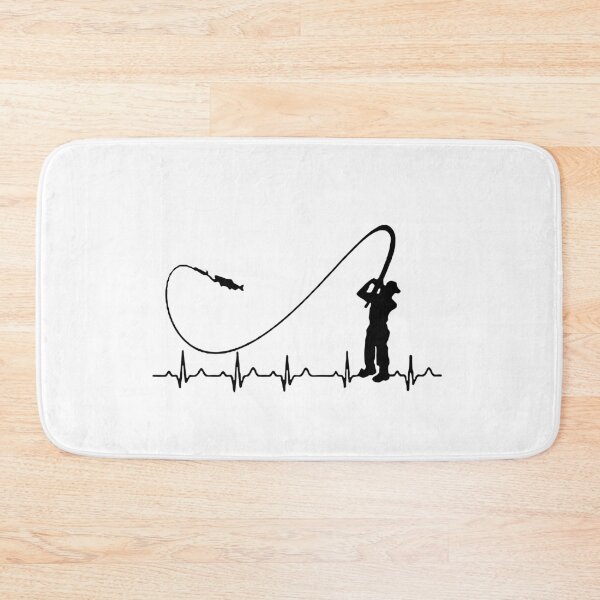 Item preview, Love Fishing Born to go fishing Forced to work Fisherman Stick Figure Holding Fish Bones I love Fishing Art Design Happy Apparel Essential Inspiration Joy Mood Funny designed and sold by DesignByHeartUK.