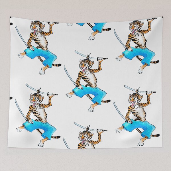 Item preview, Tiger samurai designed and sold by EllaBoughton.