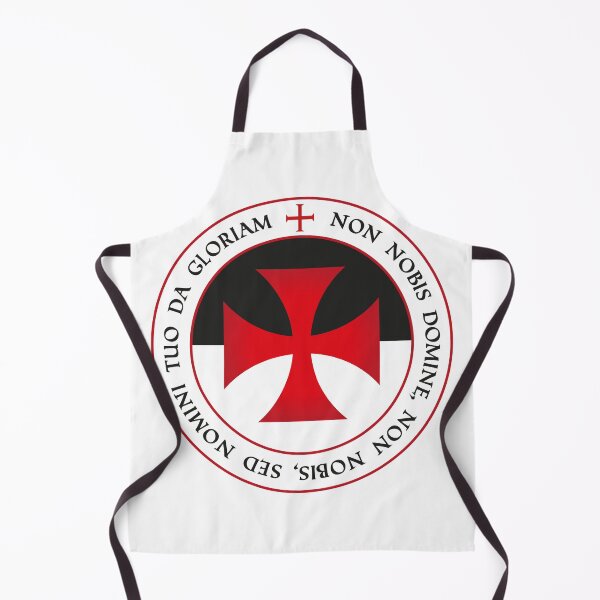 Item preview, The Knights Templar Cross Christian Crusader Seal Motto Tee designed and sold by stearman.