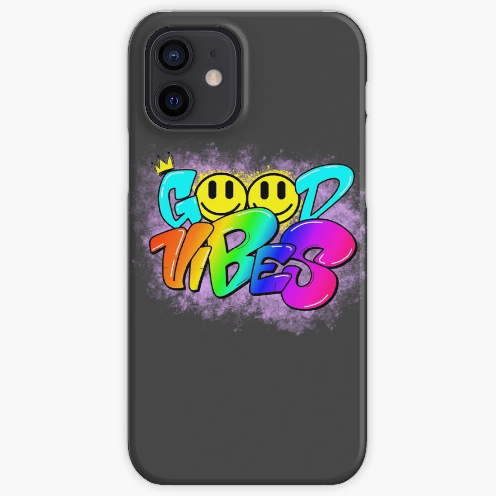 Good Vibes Graffiti Quote iPhone Case