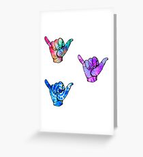 tiny lil cowabunga handz Greeting Card