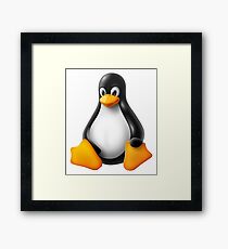 Linux Penguin – Tux Framed Print