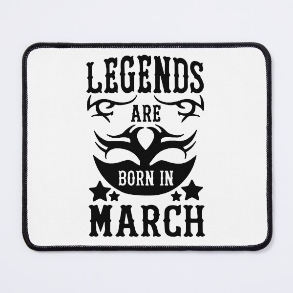 Item preview, Born in March Trust me Legends are born in March Chains Gift Premium Apparel Funny Holiday Xmas designed and sold by DesignByHeartUK.