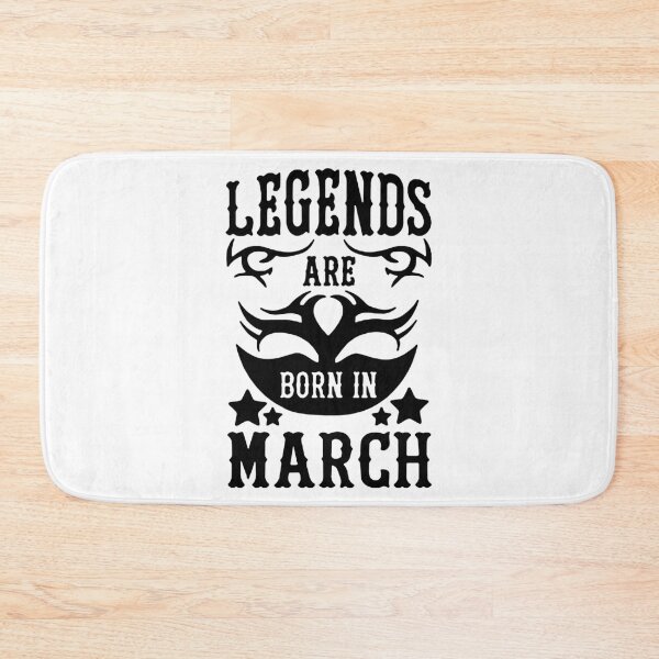 Item preview, Born in March Trust me Legends are born in March Chains Gift Premium Apparel Funny Holiday Xmas designed and sold by DesignByHeartUK.