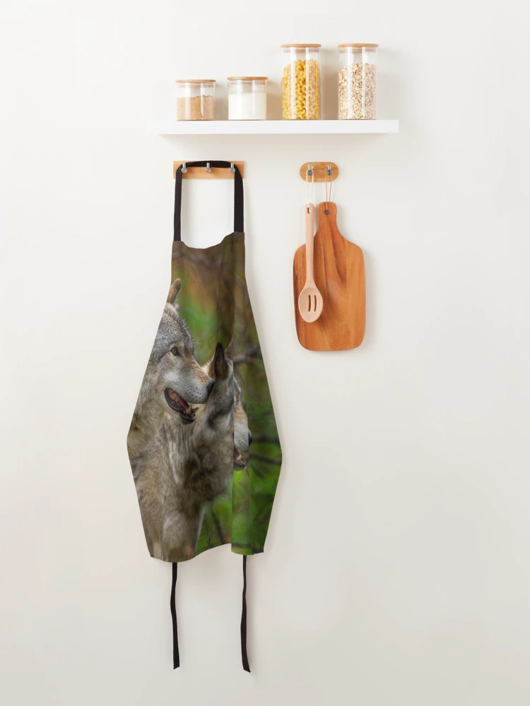 Thumbnail 4 of 6, Apron, Timber Wolves designed and sold by WolvesOnly.