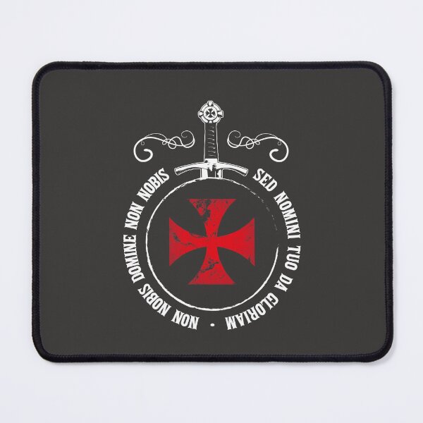 Item preview, The Knights Templar T-Shirt Crusader Emblem Seal Motto Sword Symbol designed and sold by stearman.