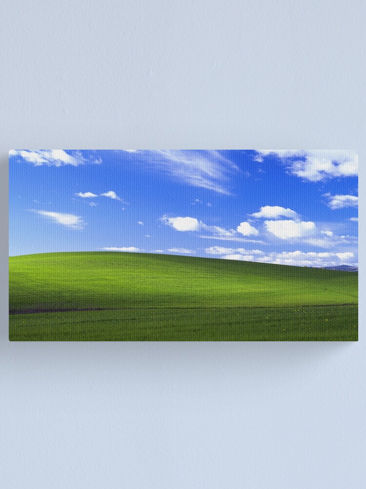 Bliss Windows Xp Wallpaper Canvas Print By Omar365 Redbubble