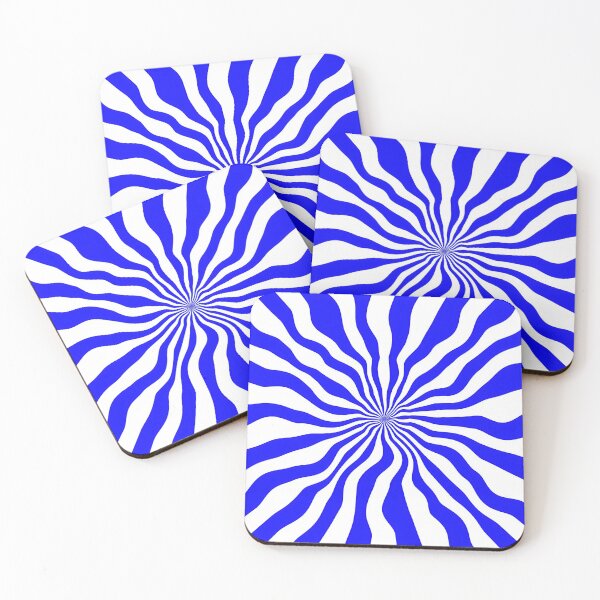 Item preview, White And Blue Swirls And Stripes designed and sold by NeavesPhoto.