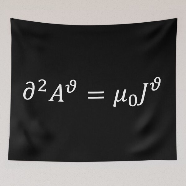 Item preview, compact four-vector version of Maxwell equations dark version designed and sold by NoetherSym.