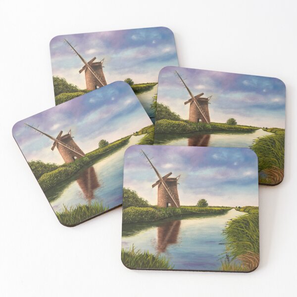 Item preview, Windmill on the River designed and sold by simonhiscoxart.