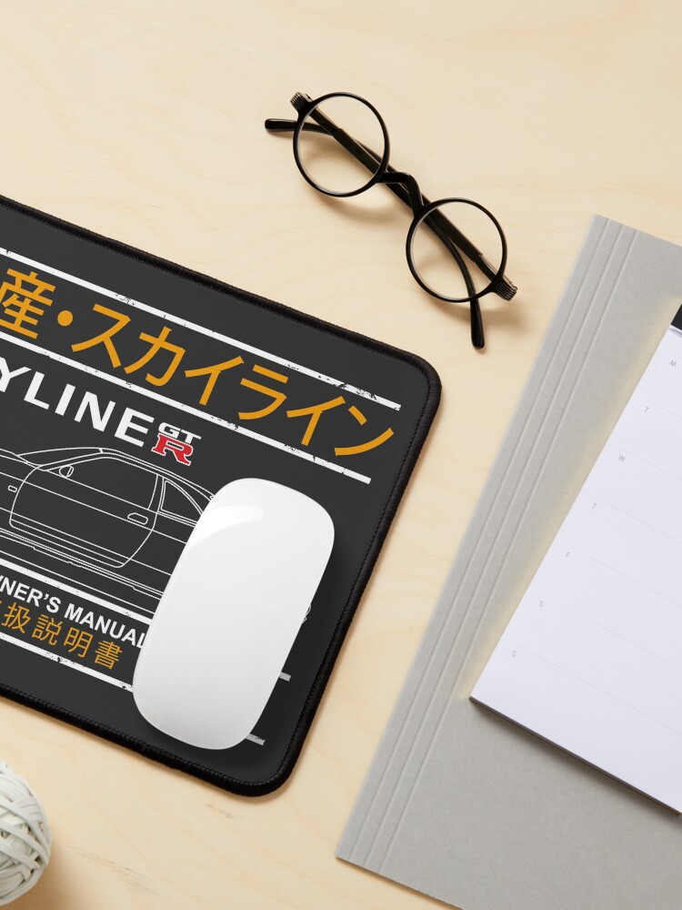 Alternate view of Blueprint of the Skyline R33 Mouse Pad