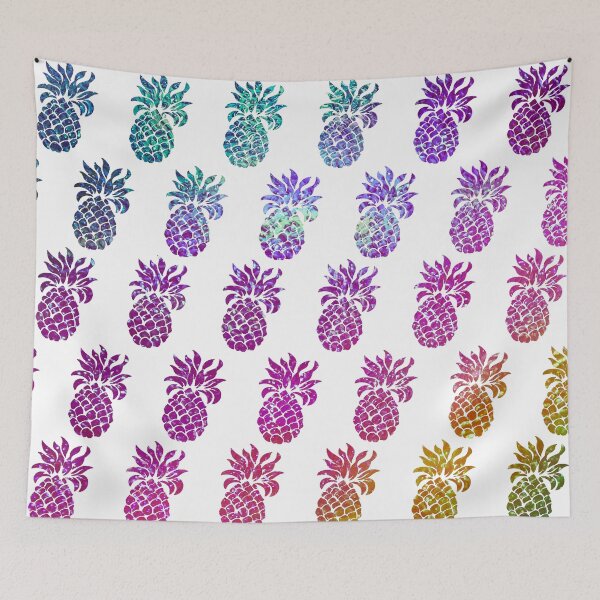 Item preview, Rainbow holographic pineapples designed and sold by peggieprints.
