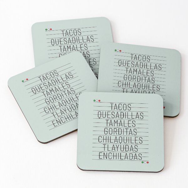 Item preview, I Love Mexican Food Including Tacos and Gorditas designed and sold by ClickForMore.