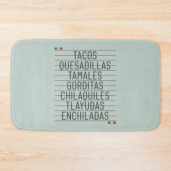 Item preview, I Love Mexican Food Including Tacos and Gorditas designed and sold by ClickForMore.