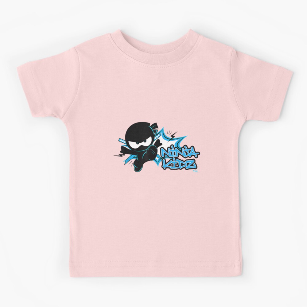 Ninja Kidz Pink 2 Unisex Kids T-shirt, Ninja Kid Kids T-shirt for Boys and  Girls