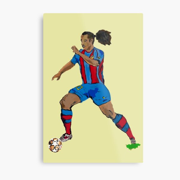 : Ysirseu Ronaldinho Gaucho Barca Metal Tin Sign 8 x 12 in Sport  Artwork Vintage Poster Man Cave Decorative: Posters & Prints