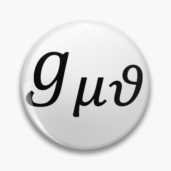 Item preview, metric tensor notation designed and sold by NoetherSym.
