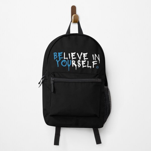 Item preview, BELIEVE IN YOURSELF (BLUE GRAFFITI) designed and sold by HeavyLiftGift.
