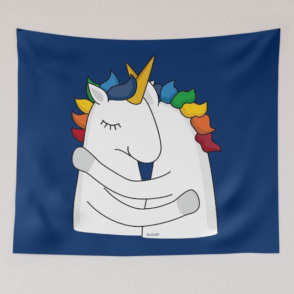 Item preview, Unicorn hug (cuddly unicorn) designed and sold by LaDaDi.