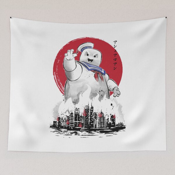 Item preview, Marshmallow man sumi-e designed and sold by zoezowie79.