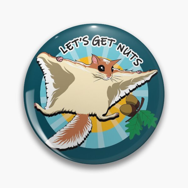 Item preview, Let's Get Nuts | Flying Squirrel designed and sold by TMBTM.