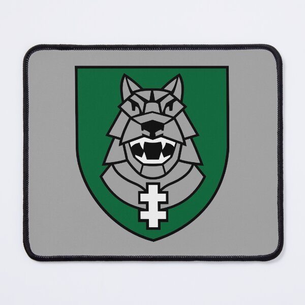 Item preview, Mechanized Infantry Brigade "Iron Wolf" - mechanizuotoji pėstininkų brigada "Geležinis Vilkas" (Lithuanian Army) designed and sold by wordwidesymbols.