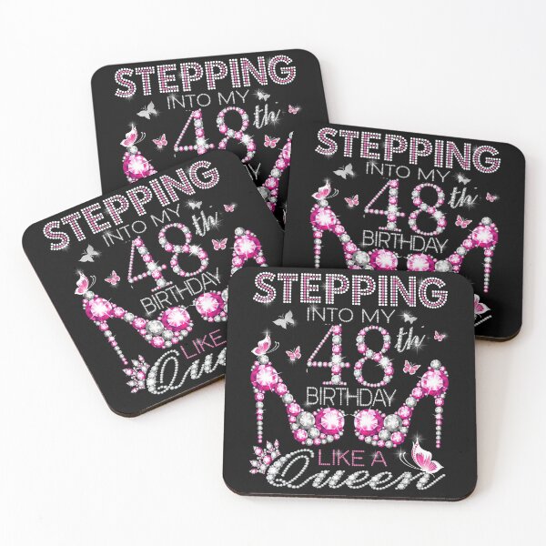 Item preview, Stepping Into My 48th Birthday Like A queen  48th birthday Gift Birthday boss Stepping Into My Birthday gift Like A Boss designed and sold by jojocat90.