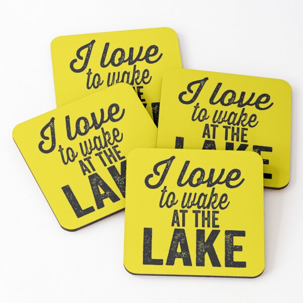 Item preview, I love to wake at the lake-summer lake. designed and sold by DesignedBySnip.