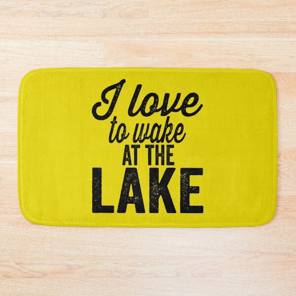 Item preview, I love to wake at the lake-summer lake. designed and sold by DesignedBySnip.