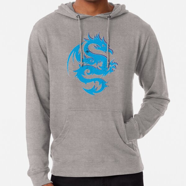 Blue dragon star Lightweight Hoodie