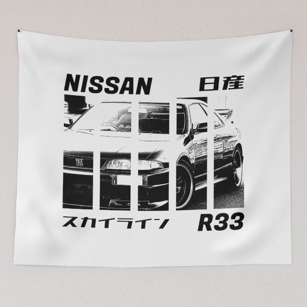 Item preview, NISSAN SKYLINE GT-R R33 Black 'N White 3 designed and sold by Cero81.
