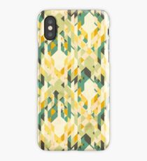 des-integrated tartan pattern iPhone Case