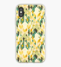 des-integrated tartan pattern iPhone Case