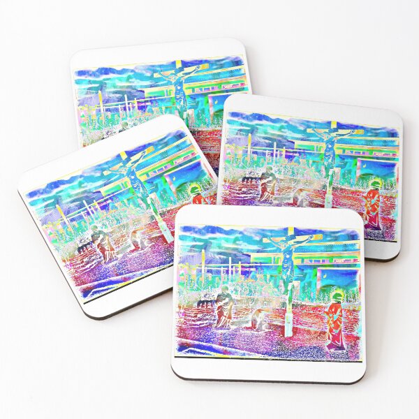 Item preview, One of a series of abstract versions of the crucifixion. designed and sold by PicsByTony.