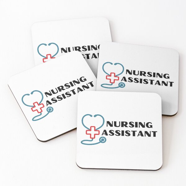 Item preview, Nursing Assistant with stethoscope (black text) - CNA designed and sold by CaitU.