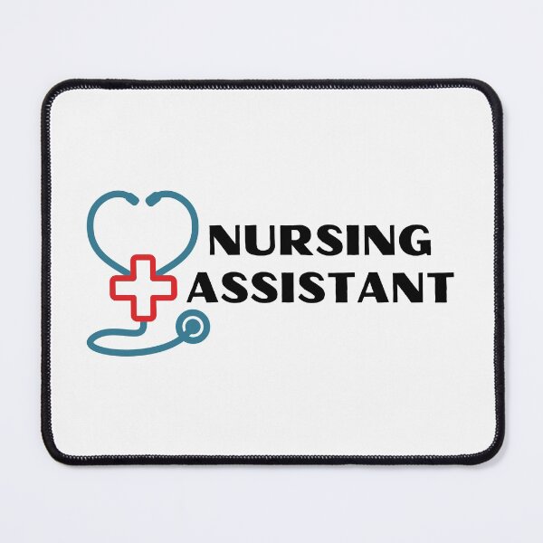 Item preview, Nursing Assistant with stethoscope (black text) - CNA designed and sold by CaitU.