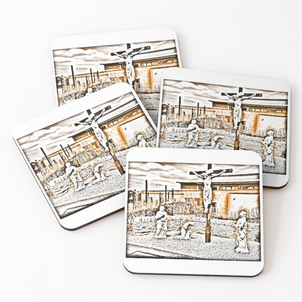 Item preview, One of a series of abstract versions of the crucifixion. designed and sold by PicsByTony.